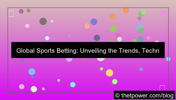 global sports betting