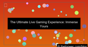ilustrasi live gaming experience