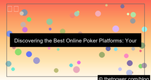 online poker platform