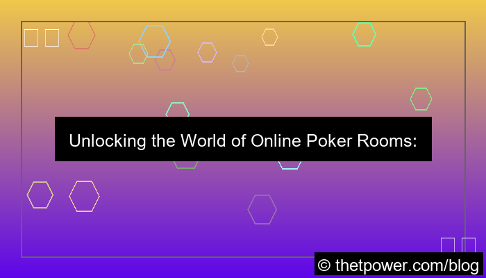 online poker room