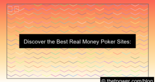 visual real money poker site