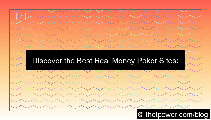 visual real money poker site