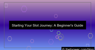 slot games for beginners