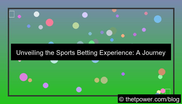 visual sports betting experience