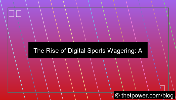 digital sports wagering