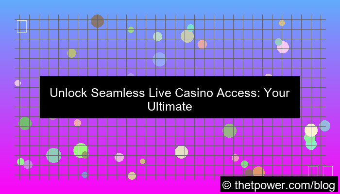 desain live casino access