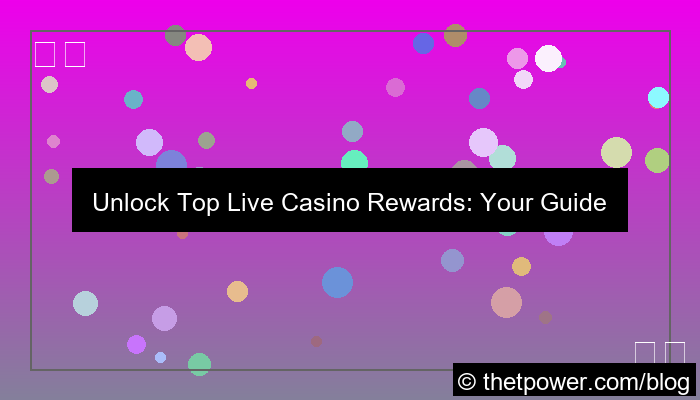 live casino rewards