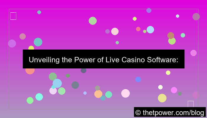 live casino software