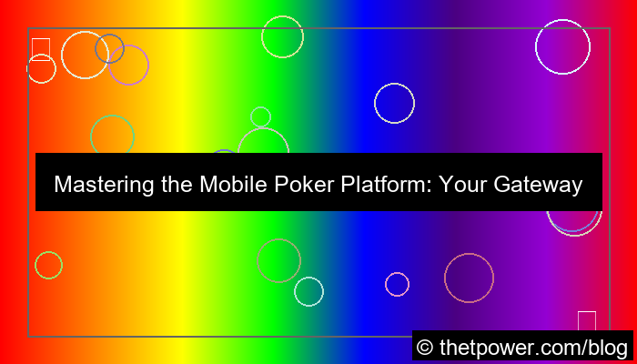 ilustrasi mobile poker platform