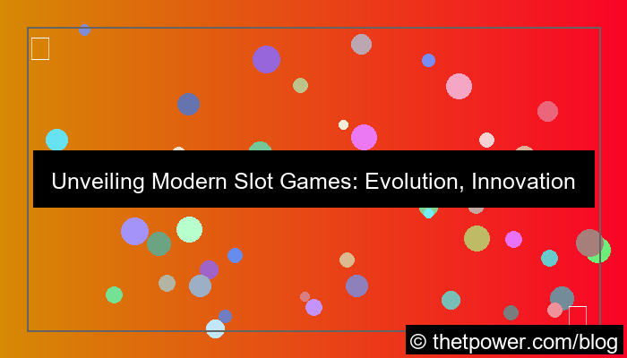 modern slot games
