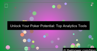 poker analytics tools