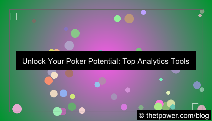 poker analytics tools