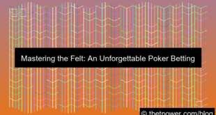 visual poker betting experience