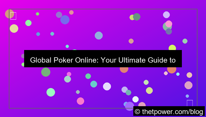 grafik poker for global players