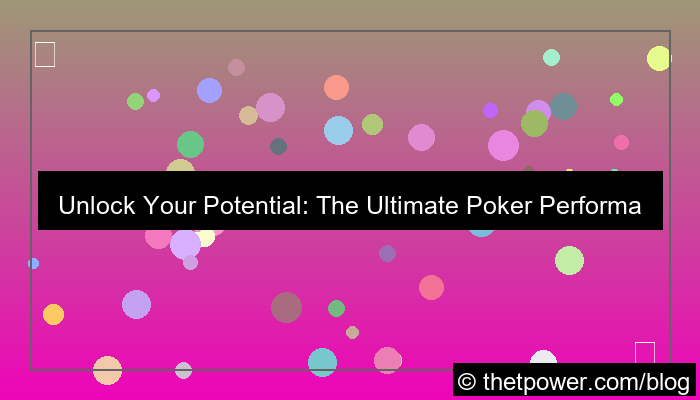 ilustrasi poker performance system