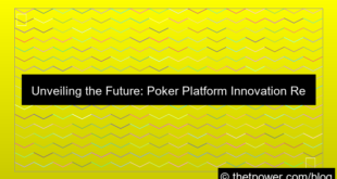 poker platform innovation