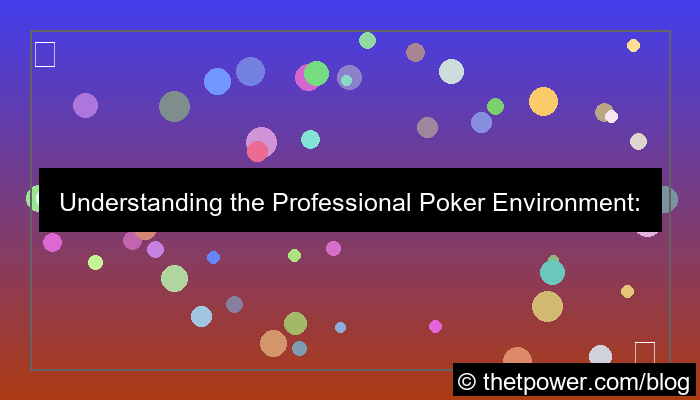 ilustrasi professional poker environment