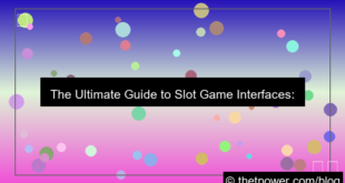 slot games interface