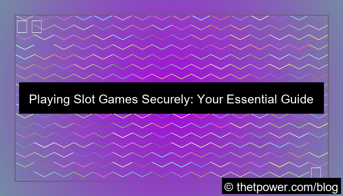 ilustrasi slot games secure