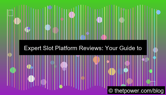 visual slot platform review