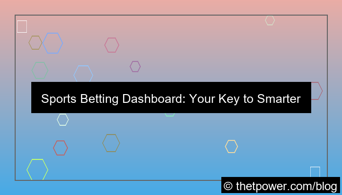 desain sports betting dashboard