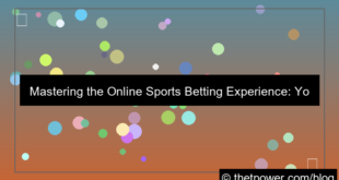 sports betting experience online
