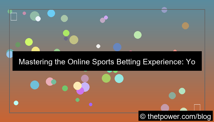 sports betting experience online