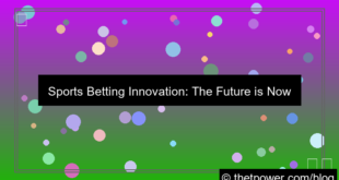 sports betting innovation