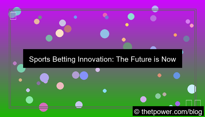 sports betting innovation