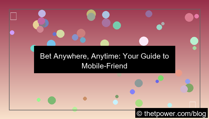 ilustrasi sports betting mobile friendly