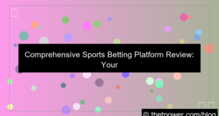 desain sports betting platform review