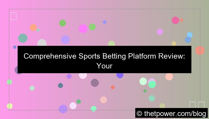 desain sports betting platform review