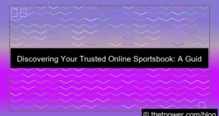 trusted sportsbook online